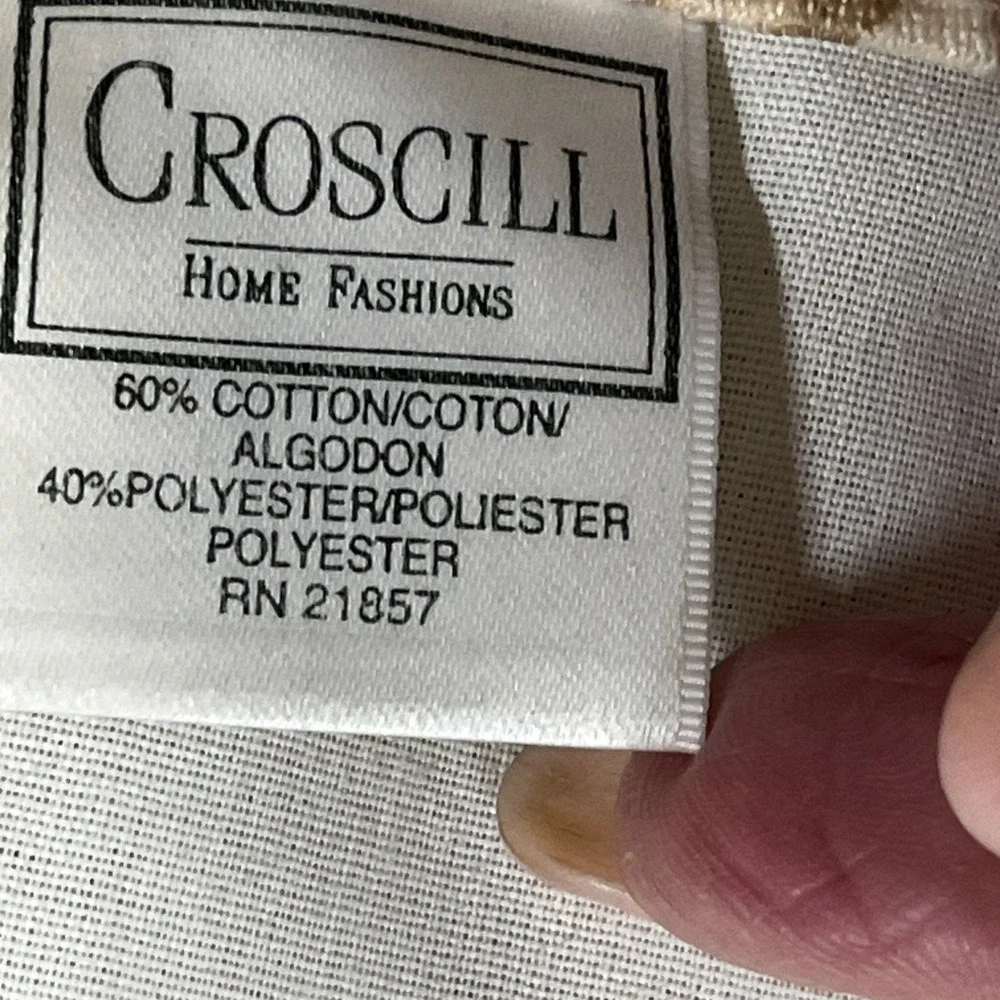 Croscill Drape Set Chambord Cassie Purple Amethyst Curtain Lined &‎ Weighted